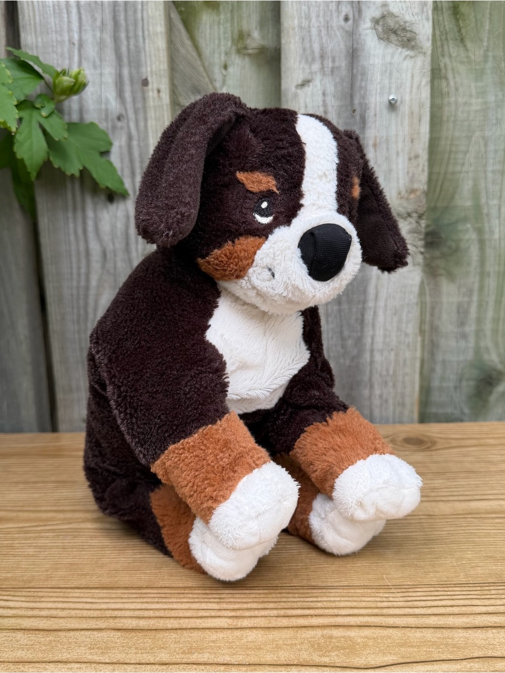 IKEA Hoppig Bernese Mountain Dog Soft Plush Stuffed Animal Discontinued